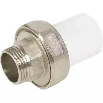 Муфта разъемная РВК 1"x25 мм НР ВП полипропилен 020515