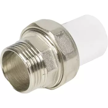 Муфта разъемная РВК 1"x32 мм НР ВП полипропилен 020533