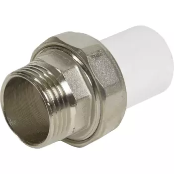 Муфта разъемная РВК 3/4"x25 мм НР ВП полипропилен 020523