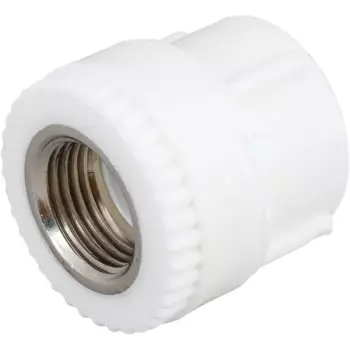 Муфта комбинированная РВК 1/2"x25 мм ВР ВП полипропилен 020405