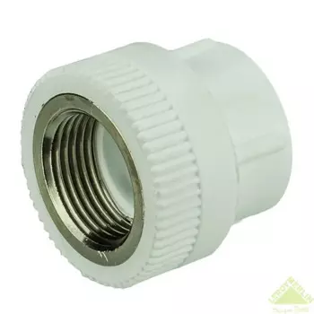 Муфта комбинированная РВК 1"x32 мм ВР ВП полипропилен 20409