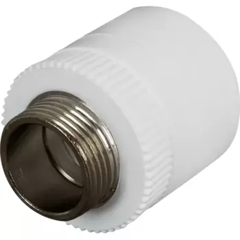 Муфта комбинированная РВК 1"x40 мм НР ВП полипропилен 20414