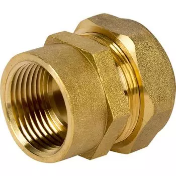 Муфта Neptun IWS обжимная внутренняя резьба 25 мм x 1" латунь