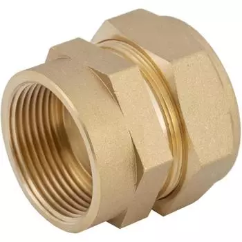 Муфта обжимная Stahlmann внутренняя резьба 32x 1 1/4" латунь
