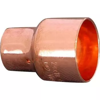 Муфта пайка Viega двухраструбная 28x18 мм медь 106256