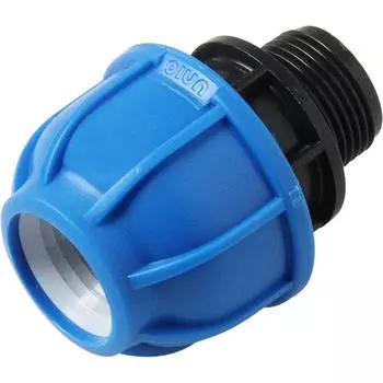 Муфта переходная наружная резьба 1"х25 мм полиэтилен