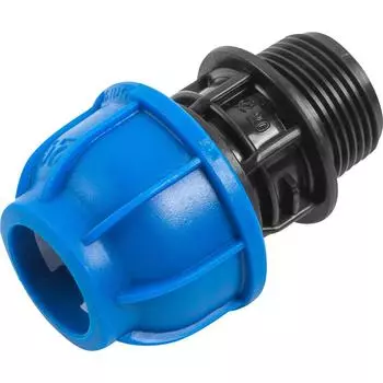 Муфта переходная наружная резьба 3/4"х20 мм полиэтилен