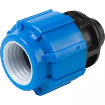 Муфта комбинированная Политэк 1/2"x32 мм ВР полипропилен 52003212