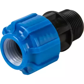 Муфта комбинированная Политэк 3/4"x20 мм НР полипропилен 53002034