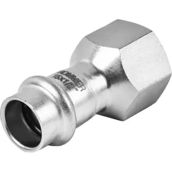 Муфта переходная Rommer 1/2"x15 мм ВПр-ВР нержавеющая сталь