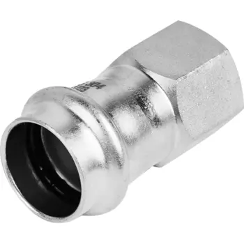 Муфта переходная Rommer 1/2"x22 мм ВПр-ВР нержавеющая сталь