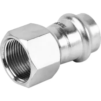 Муфта переходная Rommer 3/4"x22 мм ВПр-ВР нержавеющая сталь