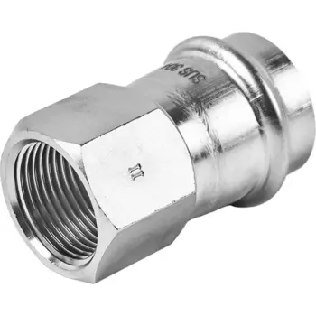Муфта переходная Rommer 3/4"x28 мм ВПр-ВР нержавеющая сталь