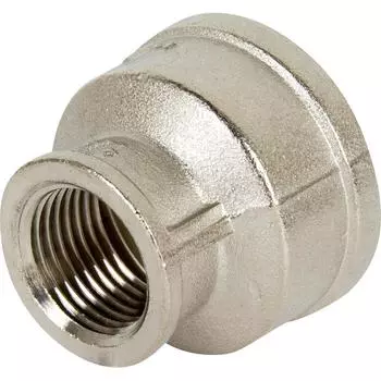 Муфта переходная Valtec внутренняя резьба 1"x1/2" никелированная латунь