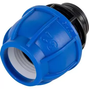 Муфта переходная внутренняя резьба 3/4"х32 мм полиэтилен