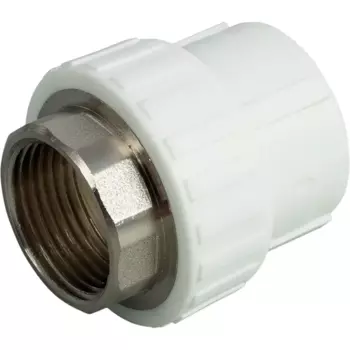 Муфта комбинированная под ключ Ростурпласт 1"x32 мм ВР полипропилен