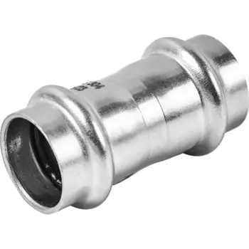 Муфта равнопроходная Rommer 22 мм ВПр нержавеющая сталь