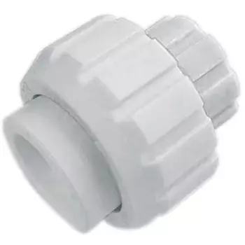 Муфта разъемная Политэк 20x20 мм полипропилен