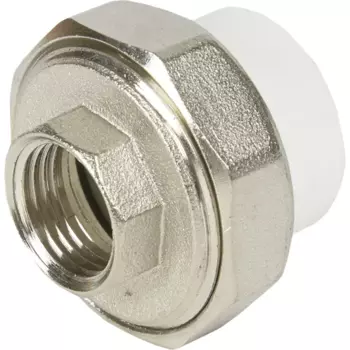 Муфта разъемная Ростурпласт 1/2"x25 мм ВР полипропилен