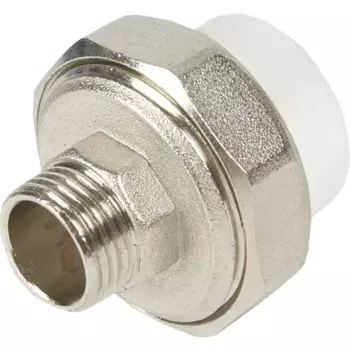 Муфта разъемная Ростурпласт 1/2"x25 мм НР полипропилен