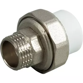 Муфта разъемная раструбная Ростурпласт 1/2"x20 мм НР полипропилен