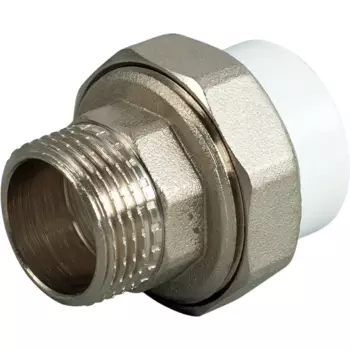 Муфта разъемная раструбная Ростурпласт 1"x32 мм НР полипропилен