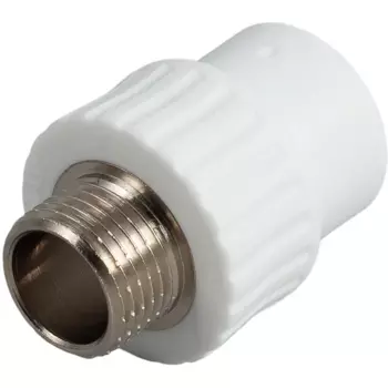 Муфта комбинированная Ростурпласт 1/2"x20 мм НР полипропилен