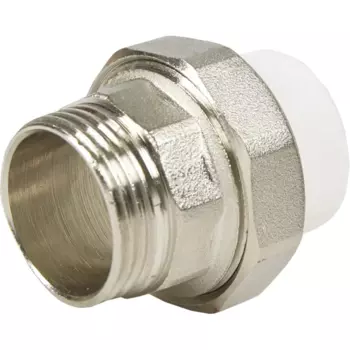 Муфта разъемная Ростурпласт 1"x25 мм НР полипропилен