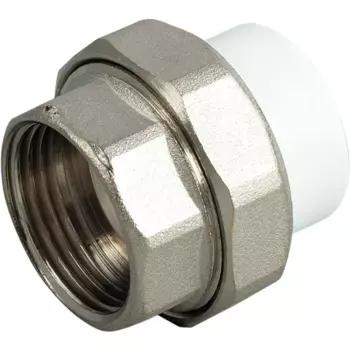 Муфта разъемная Ростурпласт 1"x25 мм ВР полипропилен