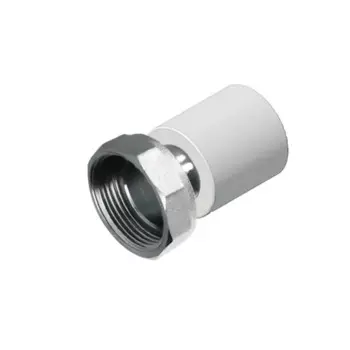 Муфта с накидной гайкой Политэк 3/4"x25 мм полипропилен