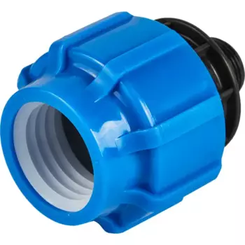 Муфта комбинированная Политэк 3/4"x40 мм НР полипропилен