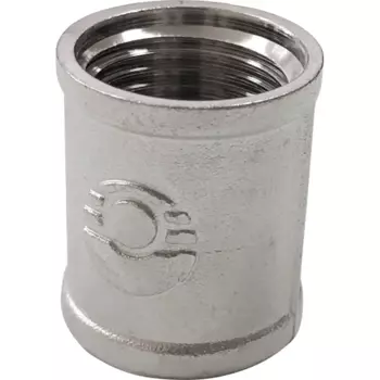 Муфта Valfex 1"x1" ВР никелированная латунь