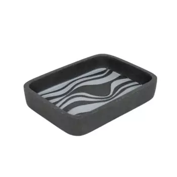 Мыльница акцент полирезина черный