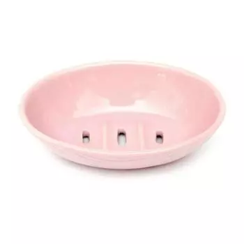 Мыльница Cefira керамика цвет розовый