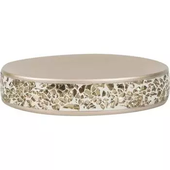 Мыльница «Deco» полирезина цвет золотой