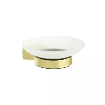 Мыльница Fixsen Trend Gold FX-99008, подвесная, стекло/сталь, цвет золотой