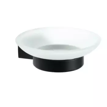 Мыльница Fixsen Trend стекло/сталь цвет черный