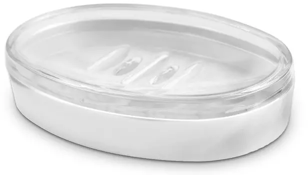 Мыльница Joli пластик цвет снежно-белый