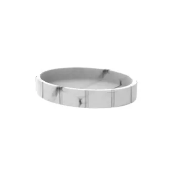 Мыльница Lemer Marble WHMARB003, полирезин цвет белый