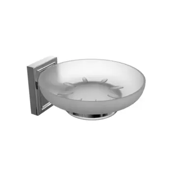 Мыльница Lemer Neoclassic стекло цвет хром