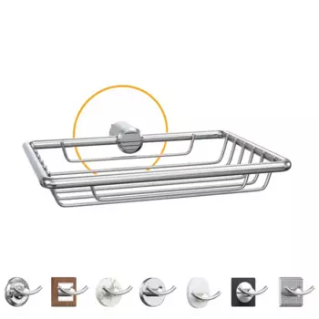 Мыльница Lemer You-Design металл цвет хром