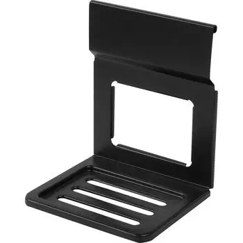 Мыльница Lund для рейлинга металл цвет чёрный