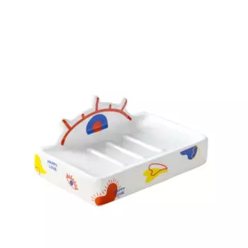 Мыльница Primanova Smile DR-81201 керамика цвет мультиколор