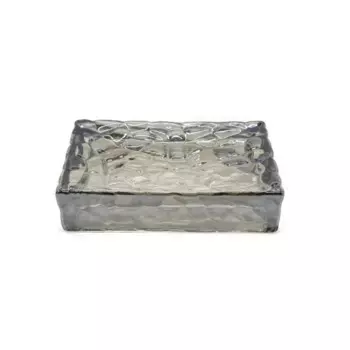 Мыльница Proffi Home Bubbles стекло цвет серый