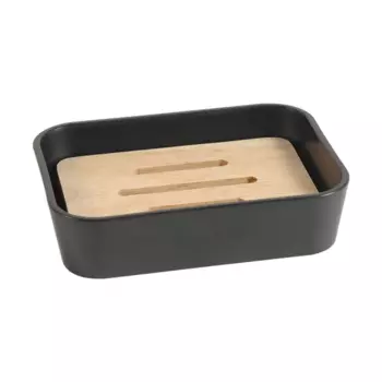 Мыльница Sensea Scandi пластик цвет черный