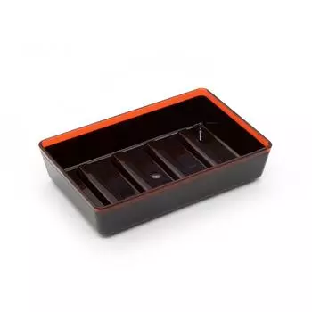 Мыльница Spacy пластик цвет базальт/красный