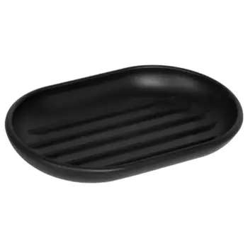 Мыльница Swensa Jolli SWP-2416-BLK-04 пластик цвет черный