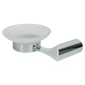 Мыльница Swensa Lock стекло/металл цвет хром