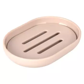 Мыльница Swensa Swanny Fossil4 SWP-8024BPN-04 пластик цвет серо-розовый