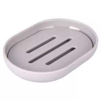 Мыльница Swensa Swanny Granit3 SWP-8024GRY-04 пластик цвет серый